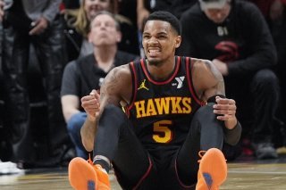 Dejounte Murray: il a pratiquement battu les Celtics à lui tout seul. KEYSTONE/AP/John Bazemore